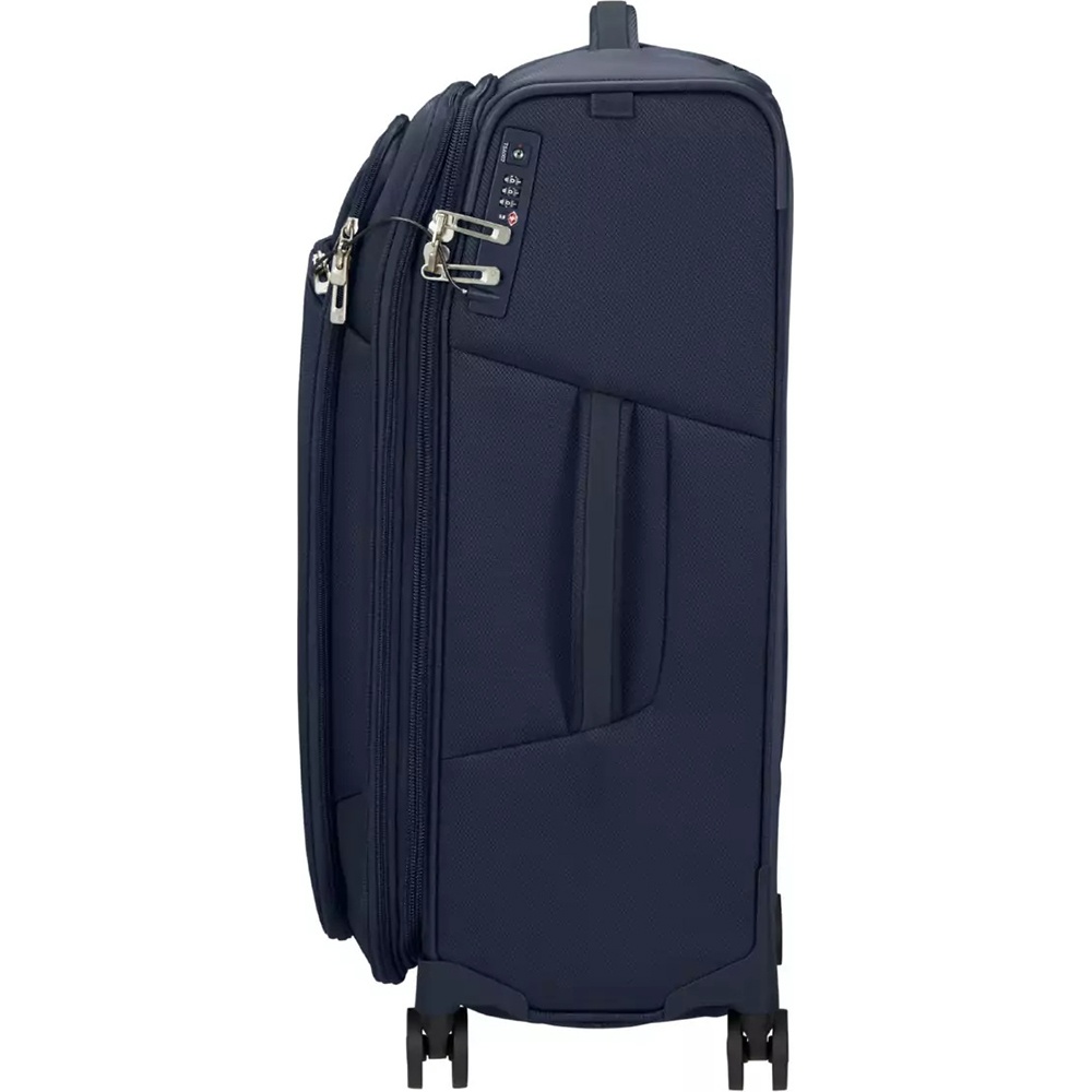 Suitcase Samsonite Respark textile on 4 wheels KJ3*006 Midnight Blue (medium)