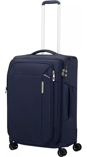 Валіза Samsonite Respark текстильна на 4-х колесах KJ3*006 Midnight Blue (середня)