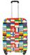 Universal protective cover for a medium suitcase 8002-0413 Flags of the world