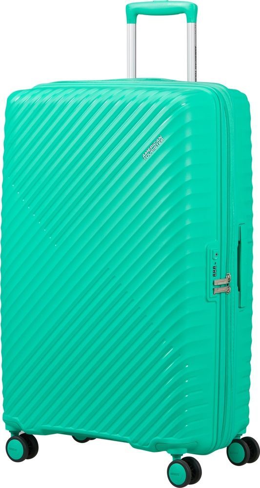 Suitcase American Tourister Diablast on 4 wheels made of polypropylene MK2*003;11 Cyber Aqua (large)