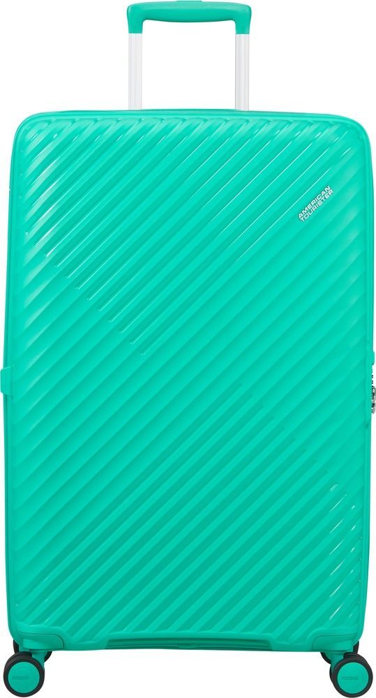 Suitcase American Tourister Diablast on 4 wheels made of polypropylene MK2*003;11 Cyber Aqua (large)