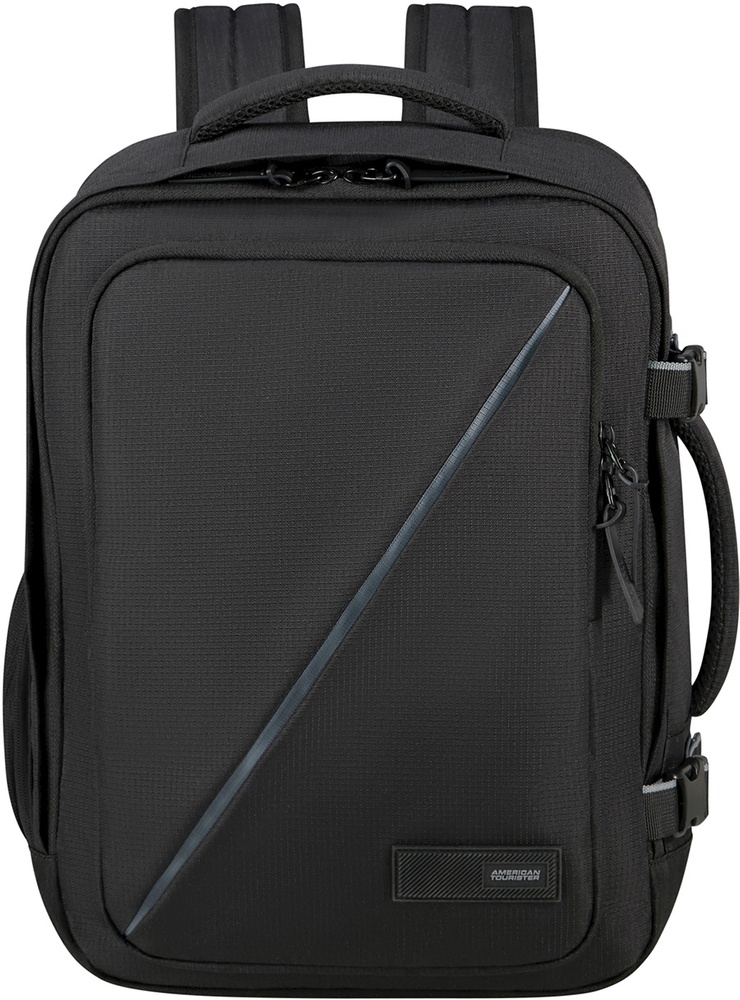 Travel backpack American Tourister Take2Cabin MS for hand luggage in Wizz Air and laptop up to 15.6" 91G*009 Black