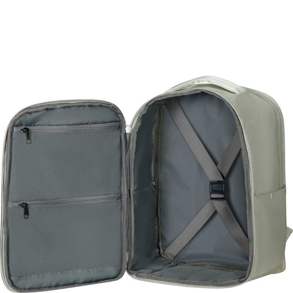 Рюкзак дорожный Samsonite Guardit Classy 2.0 для ручной клади в Wizz Air/Ryanair и ноутбуке до 14" Underseat S KT0*007 Dry Sage