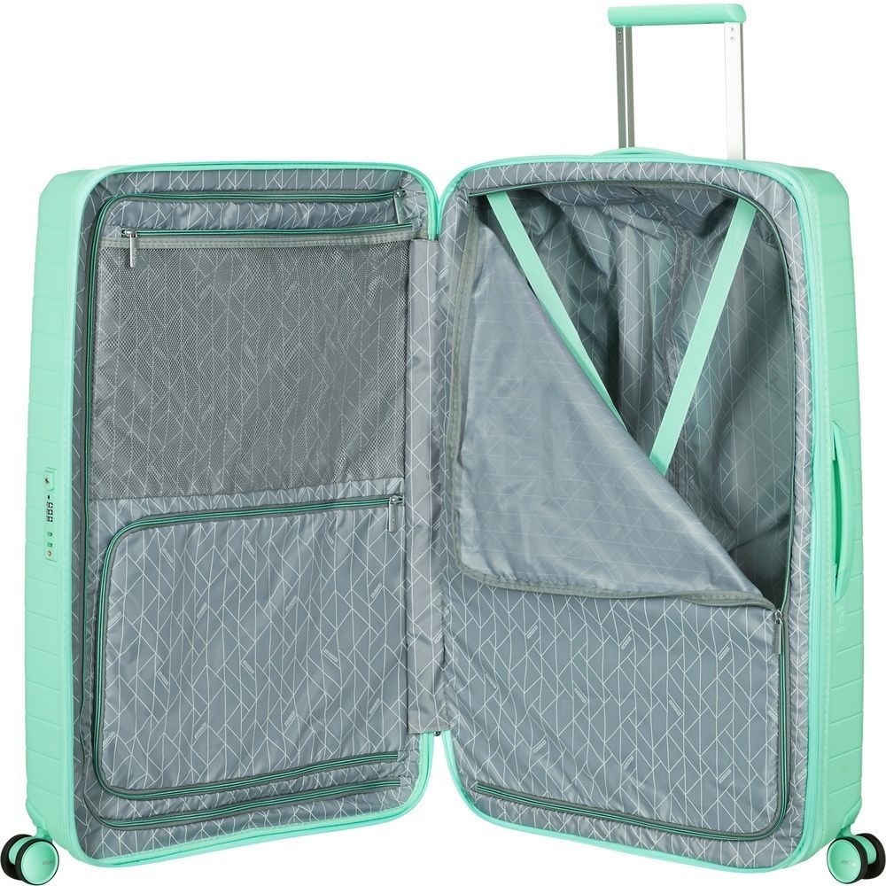 Suitcase American Tourister FastForward made of polypropylene on 4 wheels MI0*003 Jelly Mint (large)