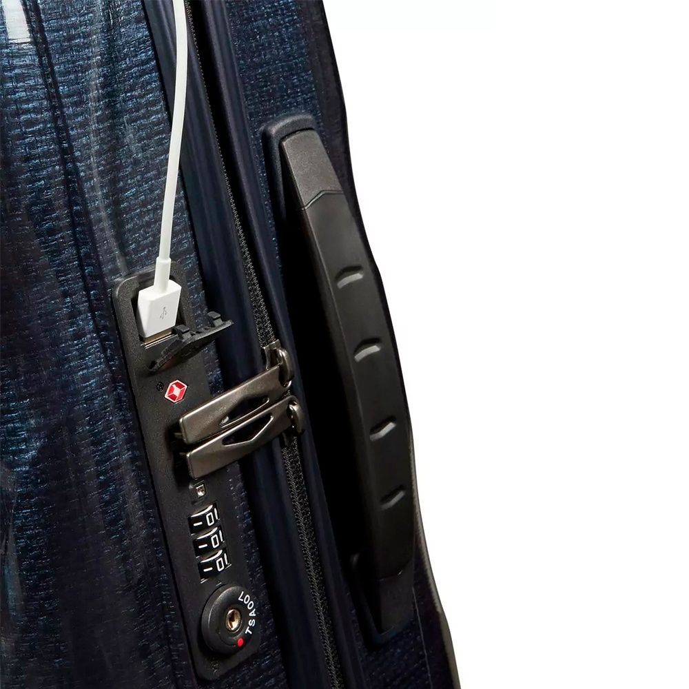 Валіза Samsonite C-LITE з Curv&reg; на 4-х колесах з розширенням CS2*007 Midnight Blue (мала)