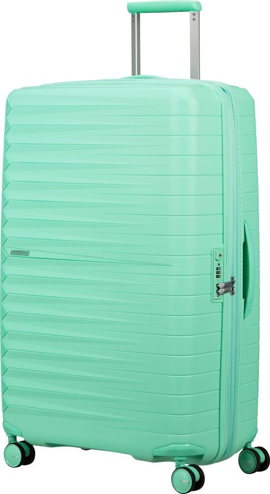 Suitcase American Tourister FastForward made of polypropylene on 4 wheels MI0*003 Jelly Mint (large)
