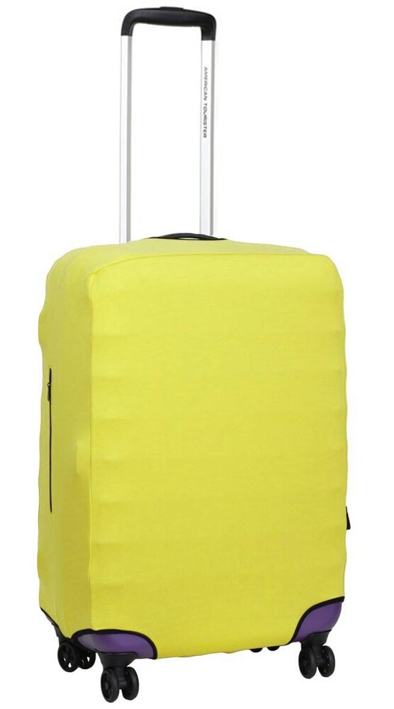 Універсальний захисний чохол для середньої валізи 8002-11 яскраво-жовтий