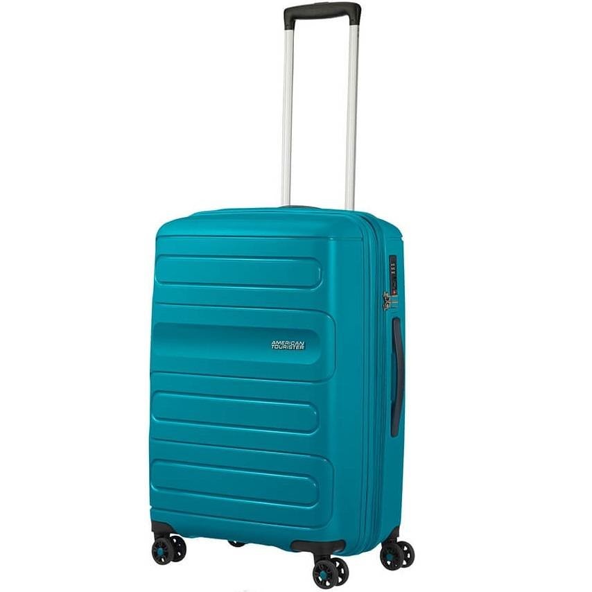 , Medium size, 50-75 liters, 72,5 / 83,5 л, 46 x 67,5 x 28,5/32 см, 3,7 кг, 3 to 4 kg, Single, With extension, Blue