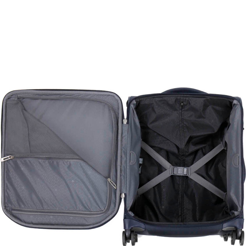 Suitcase Samsonite Respark textile on 4 wheels KJ3*004 Midnight Blue (small)