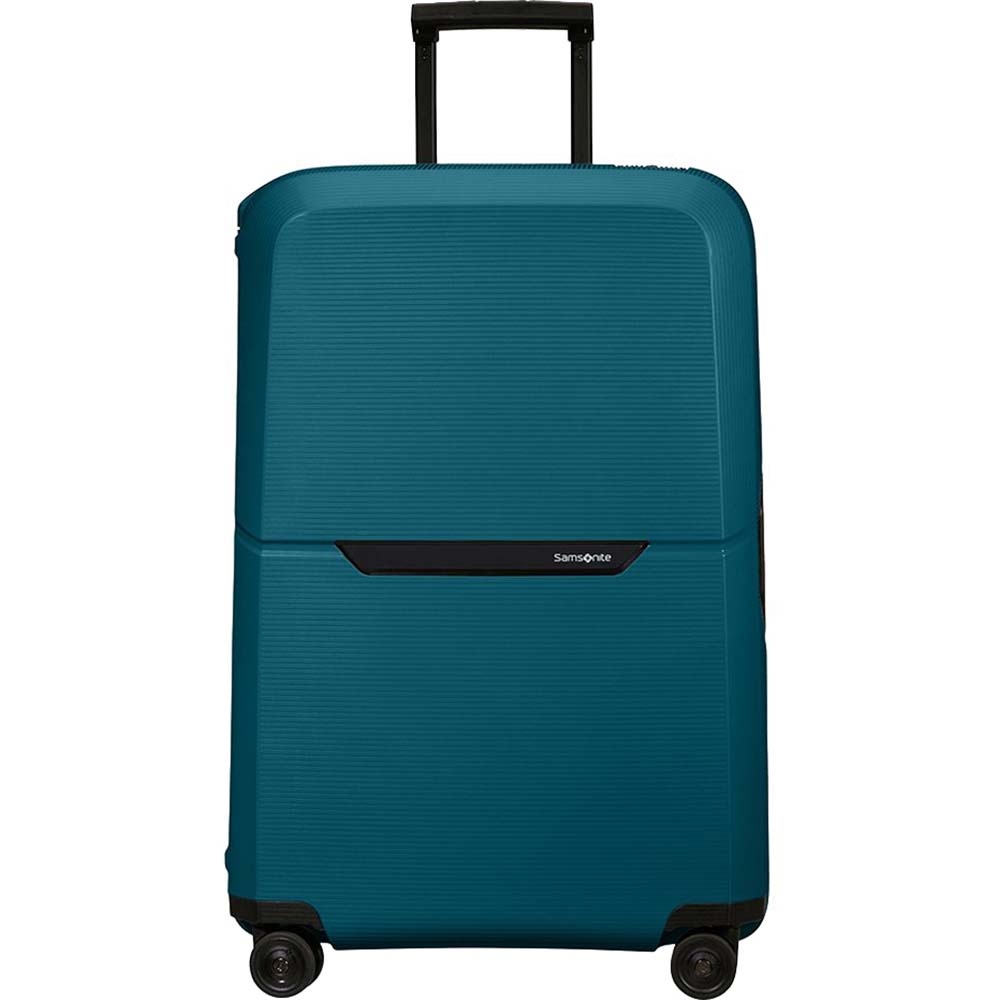 Suitcase Samsonite Magnum Eco made of polypropylene on 4 wheels KH2 * 003 Petrol Blue (large)