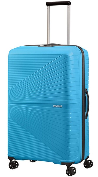 Ultralight suitcase American Tourister Airconic made of polypropylene on 4 wheels 88G*003 Sporty Blue (large)