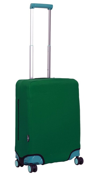 Universal protective cover for small suitcase 9003-32 Dark green (bottle)