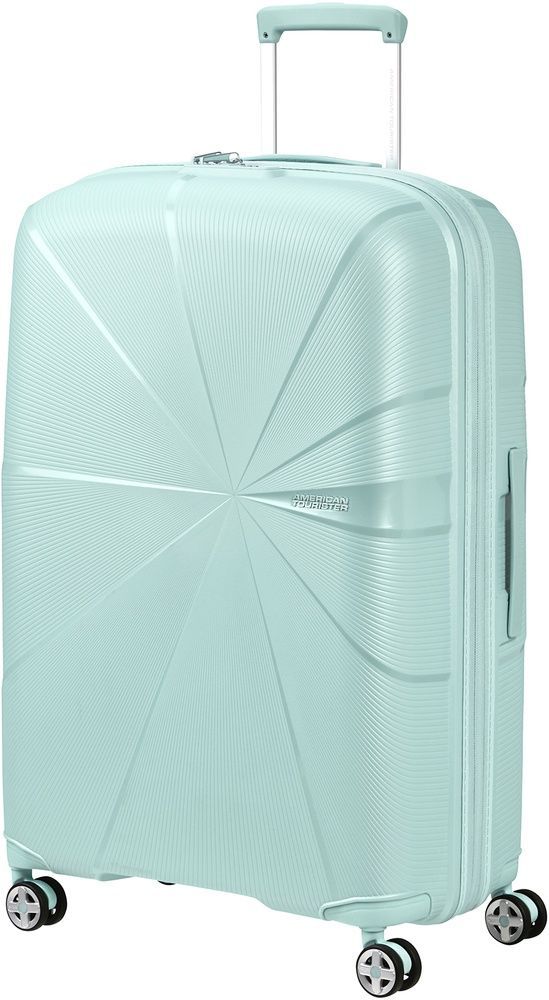 Чемодан American Tourister Starvibe из полипропилена на 4-х колесах MD5*004 Metallic Surf Blue (большой)