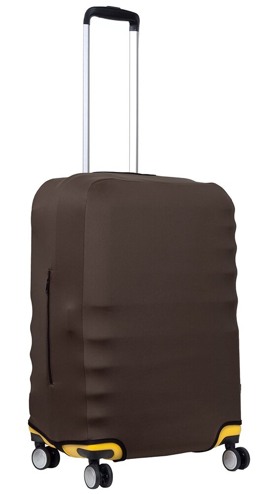 Универсальный защитный чехол для среднего чемодана 8002-15 шоколадный