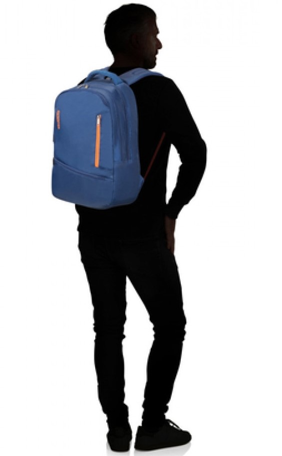 Casual backpack with laptop compartment up to 15.6" American Tourister Urban Groove 24G*033 Blue