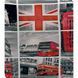 Universal protective cover for small suitcase 9003-0433 London collage