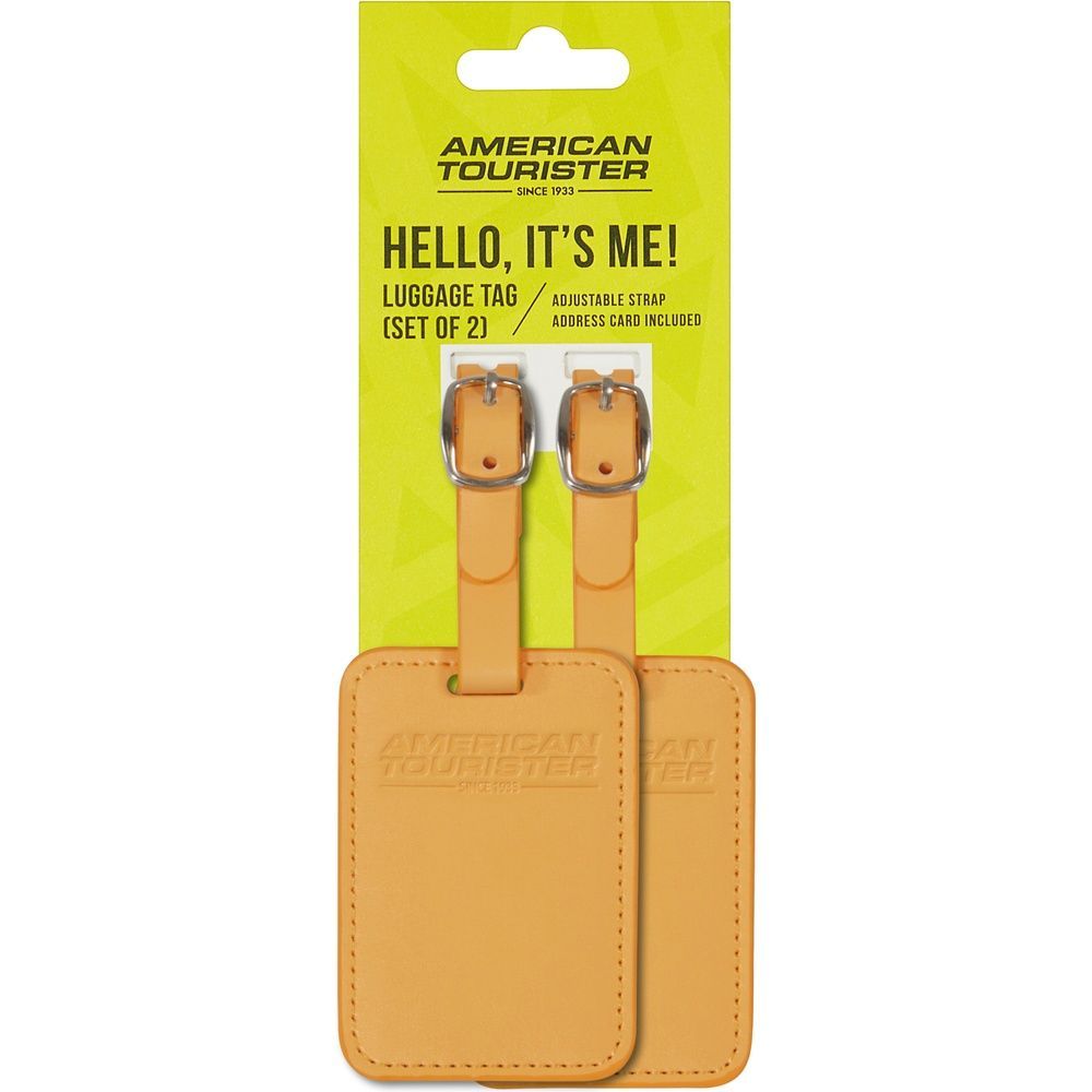 Набір адресних бірок American Tourister Ta MF3*002;20 Papaya Pop (2 шт)