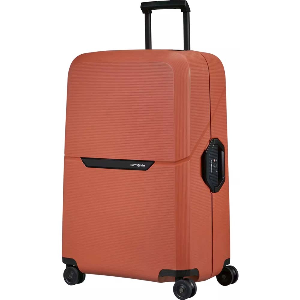 Suitcase Samsonite Magnum Eco made of polypropylene on 4 wheels KH2 * 003 Marple Orange (large)