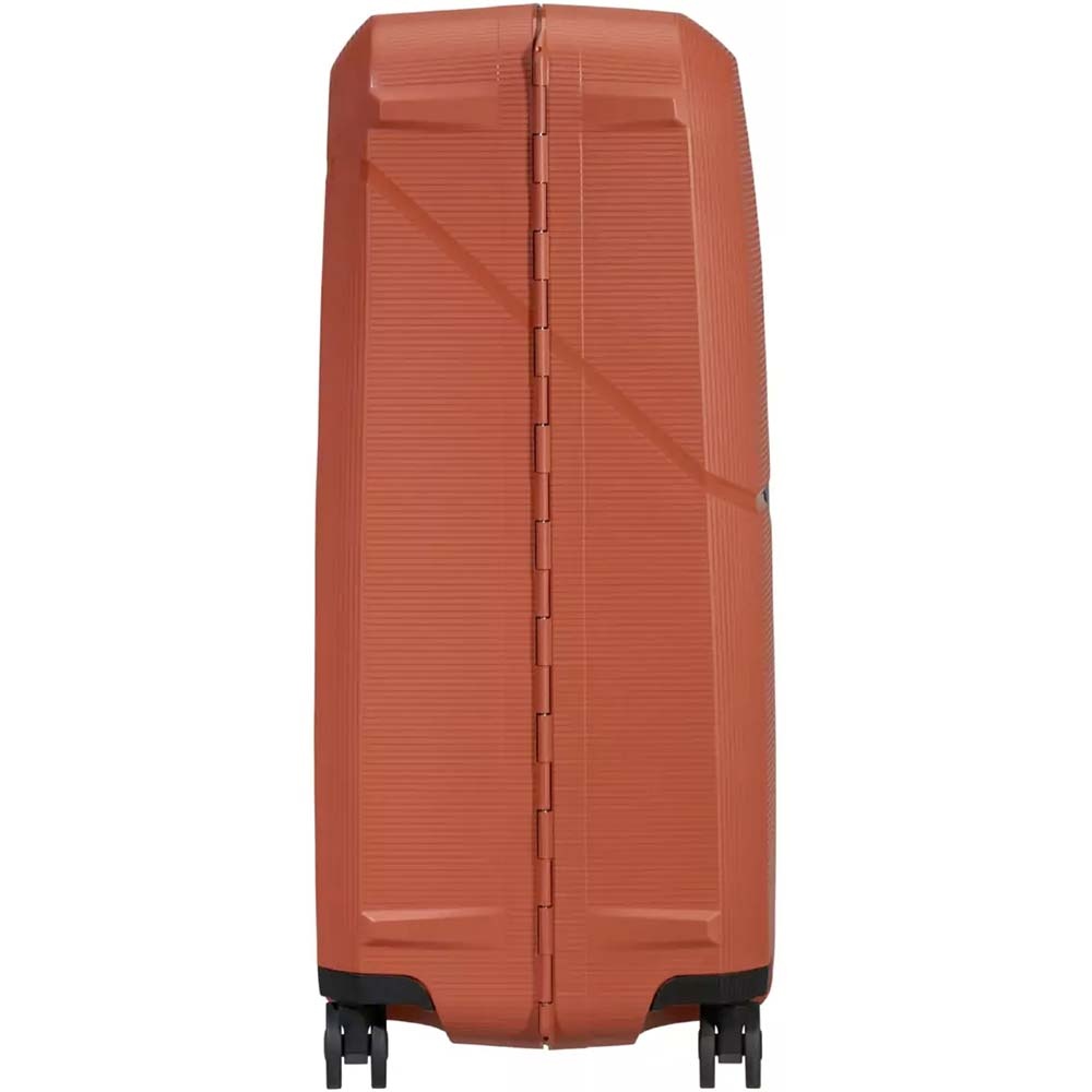 Suitcase Samsonite Magnum Eco made of polypropylene on 4 wheels KH2 * 003 Marple Orange (large)