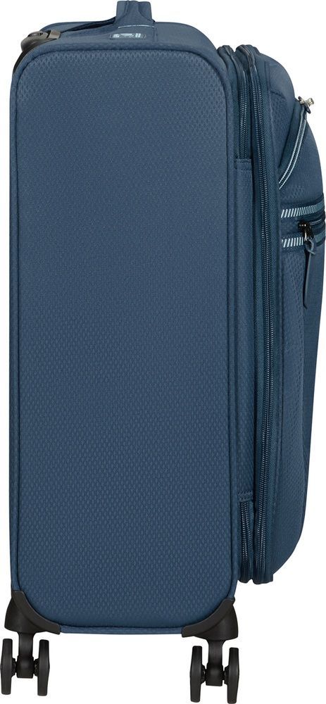 Легкий чемодан American Tourister AeroSpin текстильный на 4-х колесах MH6*001;31 Indigo (малый)
