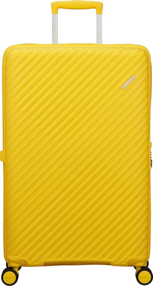 Suitcase American Tourister Diablast on 4 wheels made of polypropylene MK2*003;06 Digital Yellow (large)