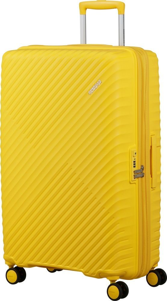 Suitcase American Tourister Diablast on 4 wheels made of polypropylene MK2*003;06 Digital Yellow (large)