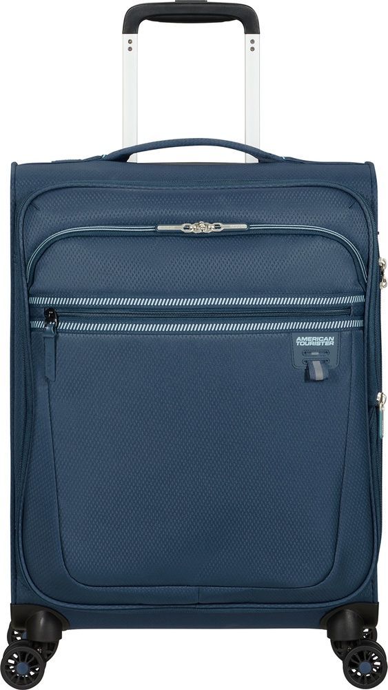 Легкий чемодан American Tourister AeroSpin текстильный на 4-х колесах MH6*001;31 Indigo (малый)
