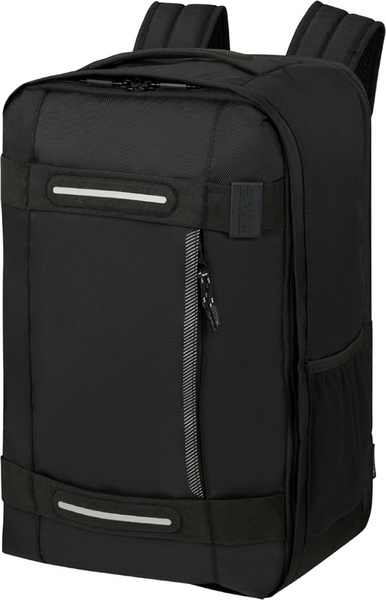 Travel backpack with laptop compartment up to 14" American Tourister Urban Track MD1*005 Asphalt Black