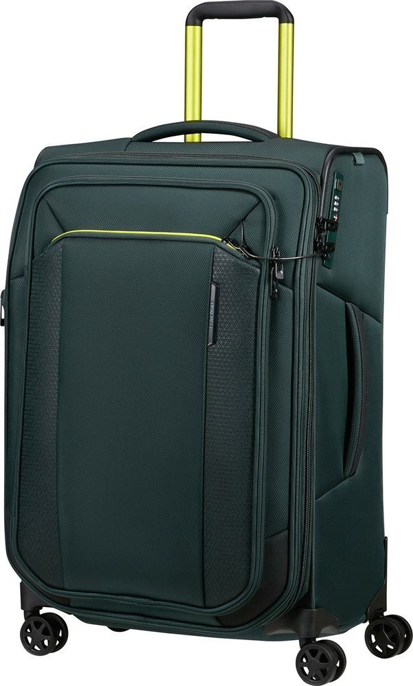 Suitcase Samsonite Respark textile on 4 wheels KJ3*006 Dark Teal (medium)