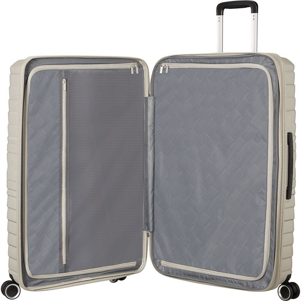 Suitcase American Tourister Flytwist made of polypropylene on 4 wheels MI1*003 Sandstone (large)