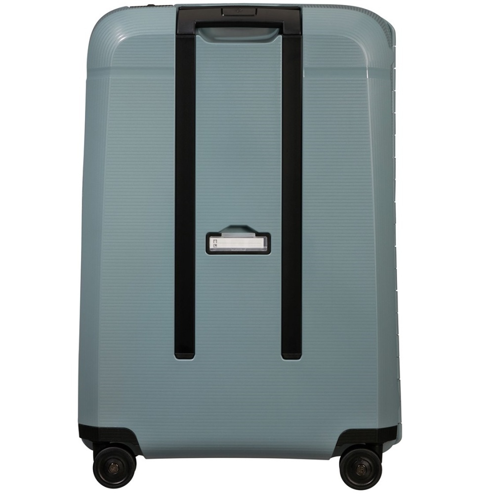 Suitcase Samsonite Magnum Eco made of polypropylene on 4 wheels KH2 * 002 Ice Blue (medium)