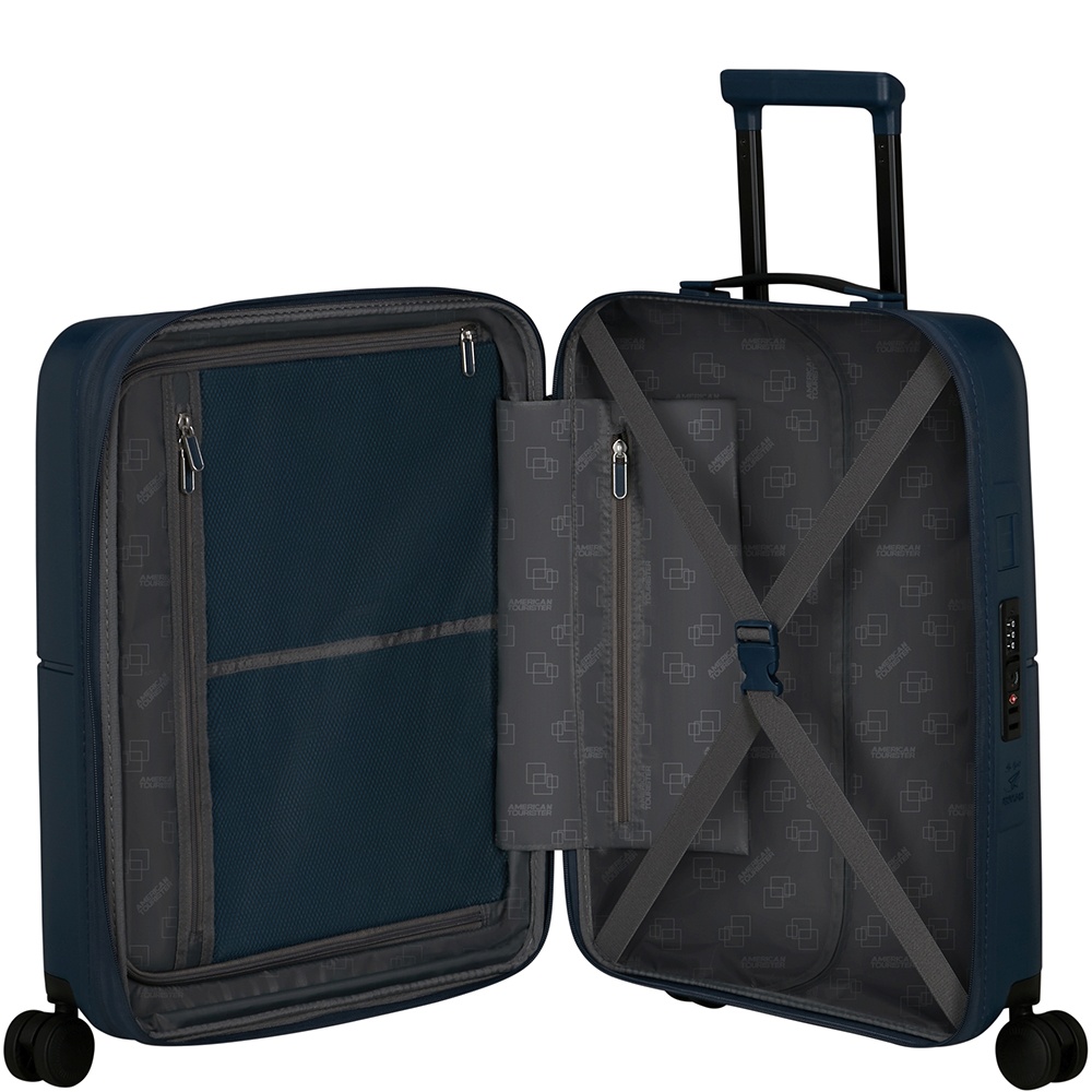 American Tourister Dashpop polypropylene suitcase on 4 wheels MG5*001;11 Midnight Blue (small)