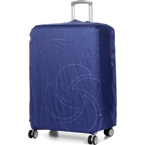 Global Ta Foldable Luggage Cover M/L Bleu nuit