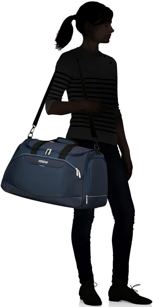Travel bag American Tourister Summerride textile ME7*001 Navy (medium)