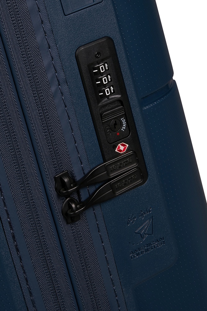 Валіза American Tourister Dashpop із поліпропілену на 4-х колесах MG5*001;11 Midnight Blue (мала)