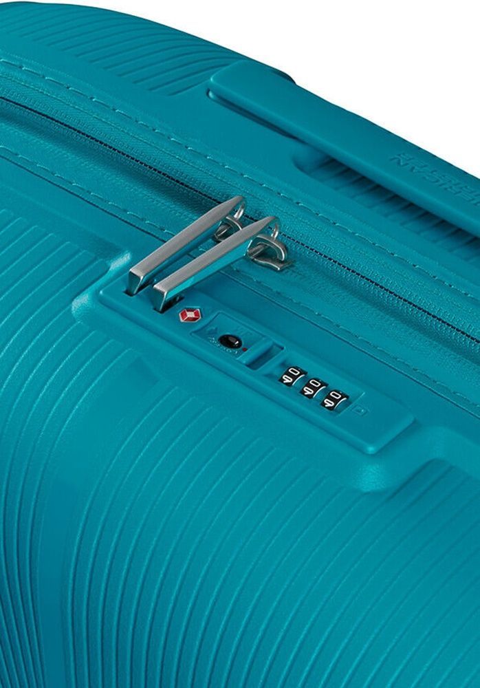 American Tourister Starvibe Ultralight Polypropylene Suitcase on 4 Wheels MD5*003 Verdigris (Medium)