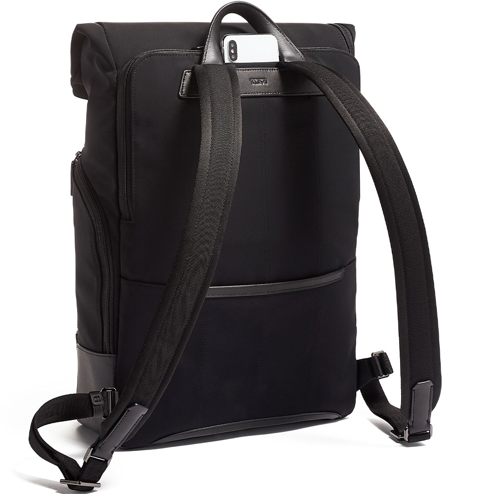 Tumi Harrison Osborn Roll Top Backpack with Laptop Compartments up to 15'' 06602021D Black