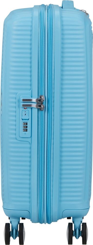 Suitcase American Tourister Soundbox made of polypropylene on 4 wheels 32G*001 Blueberry Fizz (small)