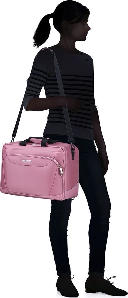 Дорожня сумка-рюкзак American Tourister Summerride текстильна ME7*008;81 Lilas Pink (мала)