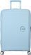Чемодан American Tourister Soundbox из полипропилена на 4-х колесах 32G*002 Pastel Blue (средний)