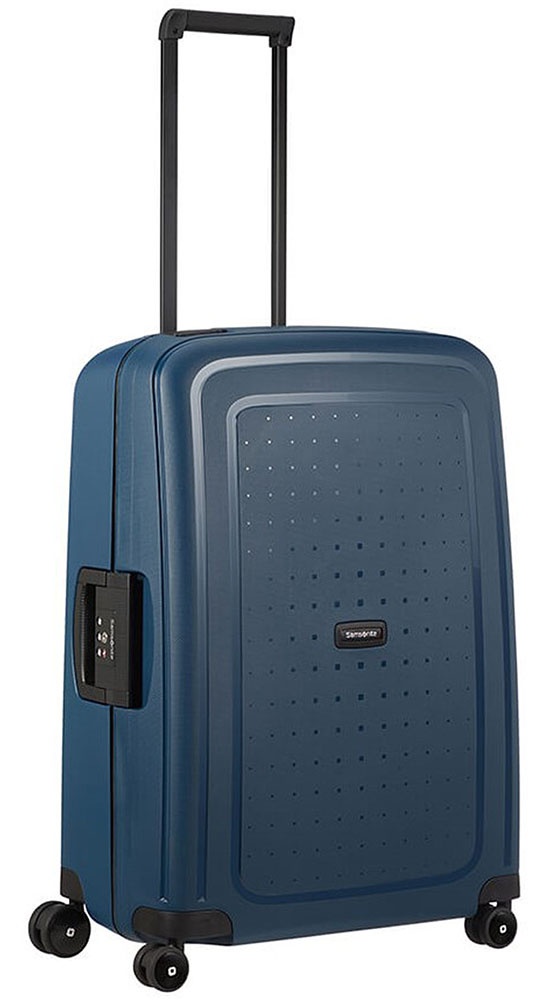 Samsonite S'Cure ECO Post-consumer valise with polypropylene on 4 wheels CN0*006 Navy Blue (middle)