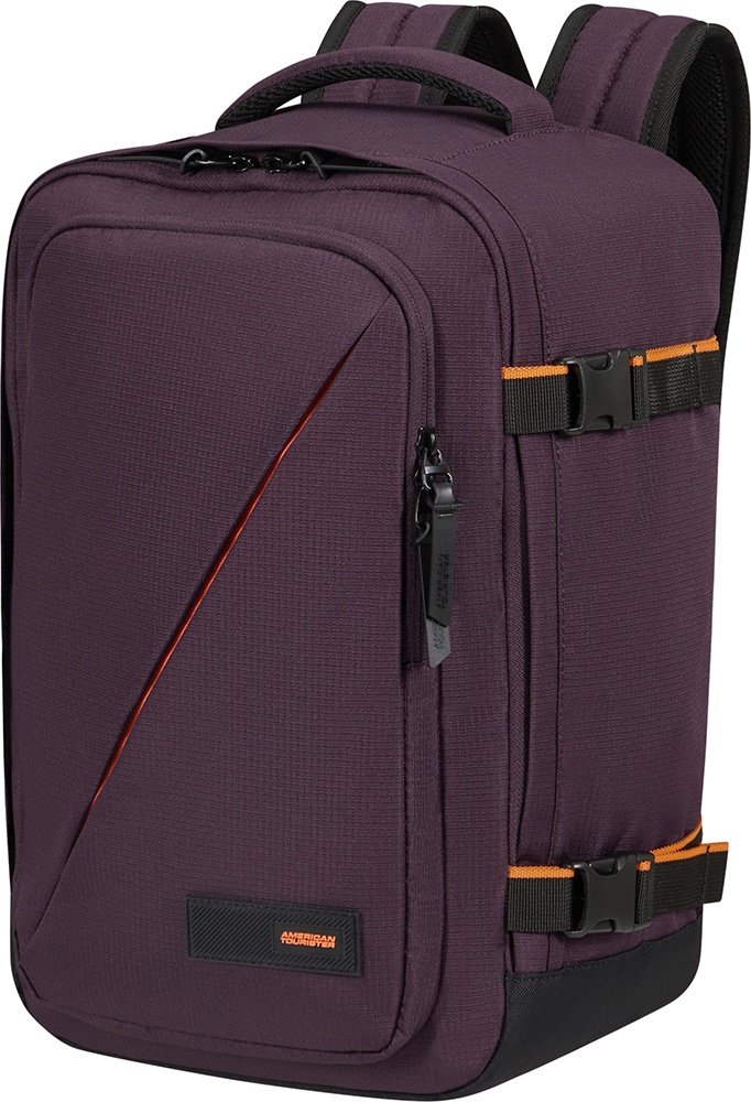 Рюкзак дорожный American Tourister Take2Cabin S для ручной клади в Ryanair 91G*004 Dark Plum