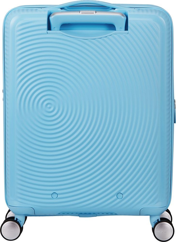 Suitcase American Tourister Soundbox made of polypropylene on 4 wheels 32G*001 Blueberry Fizz (small)