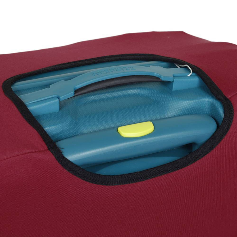Universal protective cover for a medium suitcase 8002-42 Burgundy
