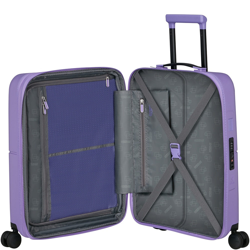 Валіза American Tourister Dashpop із поліпропілену на 4-х колесах MG5*001;91 Violet Purple (мала)