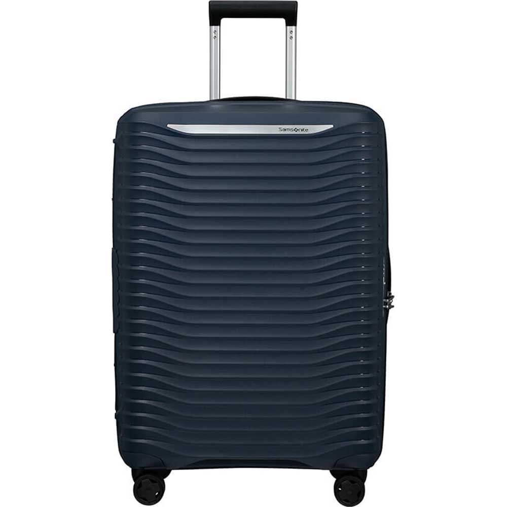 Suitcase Samsonite Upscape made of polypropylene on 4 wheels KJ1*002 Blue Nights (medium)