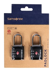Набор навесных кодовых замков с системой TSA Samsonite CO1*043;09 Black