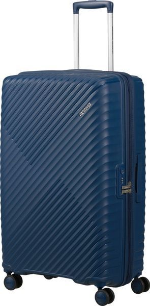 Suitcase American Tourister Diablast on 4 wheels made of polypropylene MK2*003;01 Darkwave Blue (large)