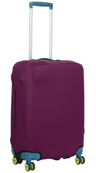 Universal Protective Cover for Medium Suitcase 9002-46 Plum Burgundy