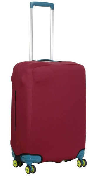 Universal protective cover for a medium suitcase 8002-42 Burgundy